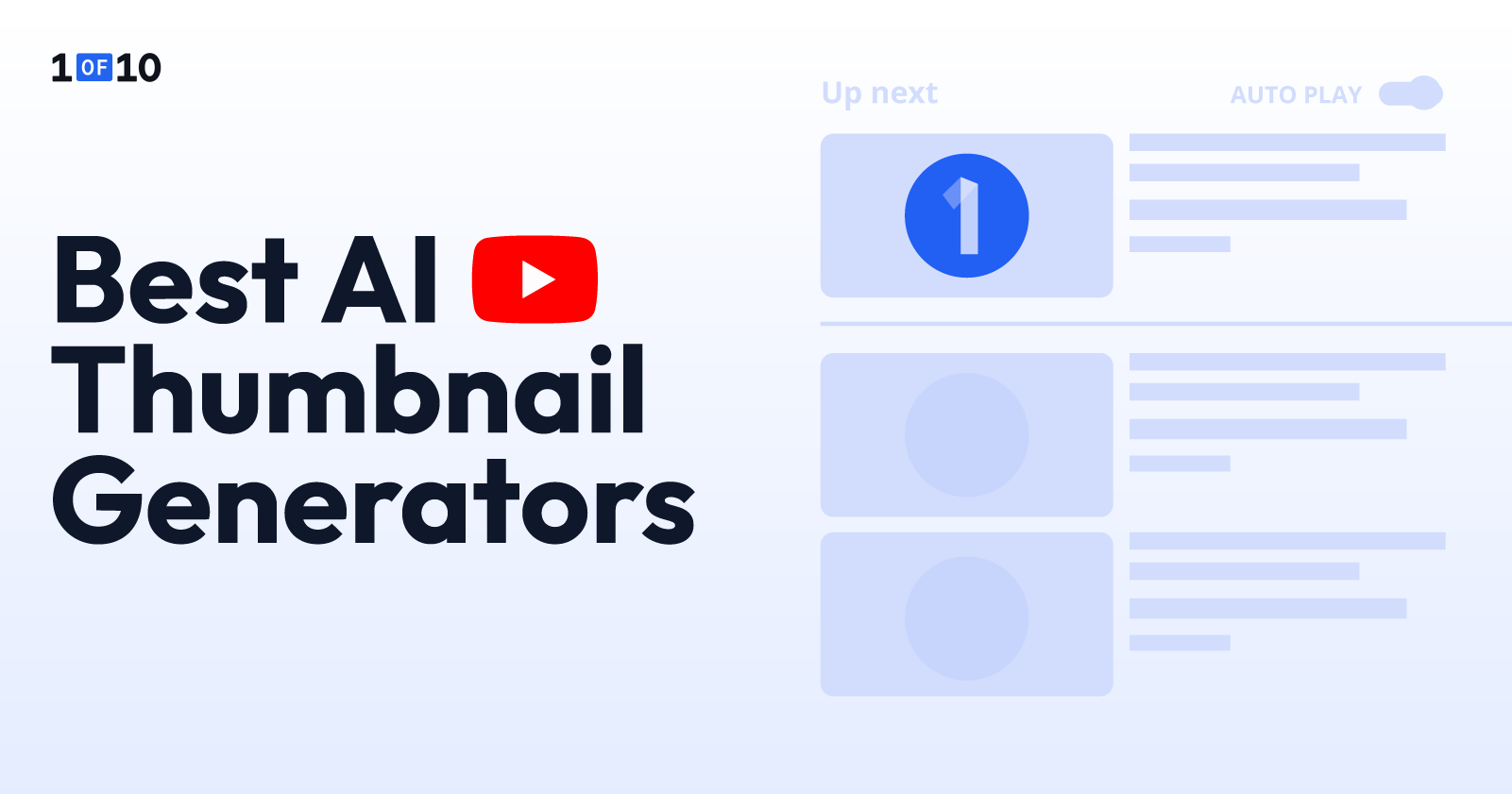 10 Best AI Thumbnail Generators for YouTube in 2026