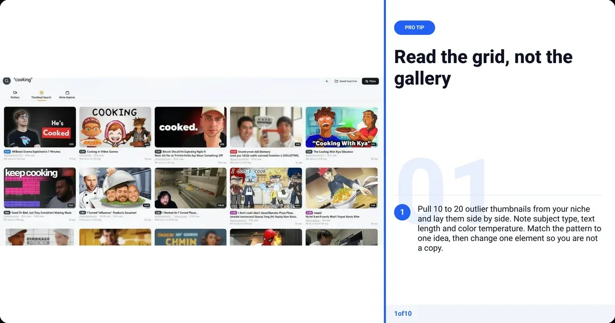 Pro tip: Read the grid, not the gallery