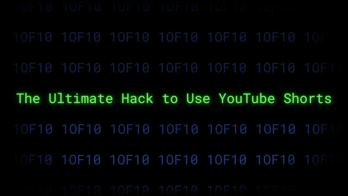 The Ultimate Hack to Use YouTube Shorts