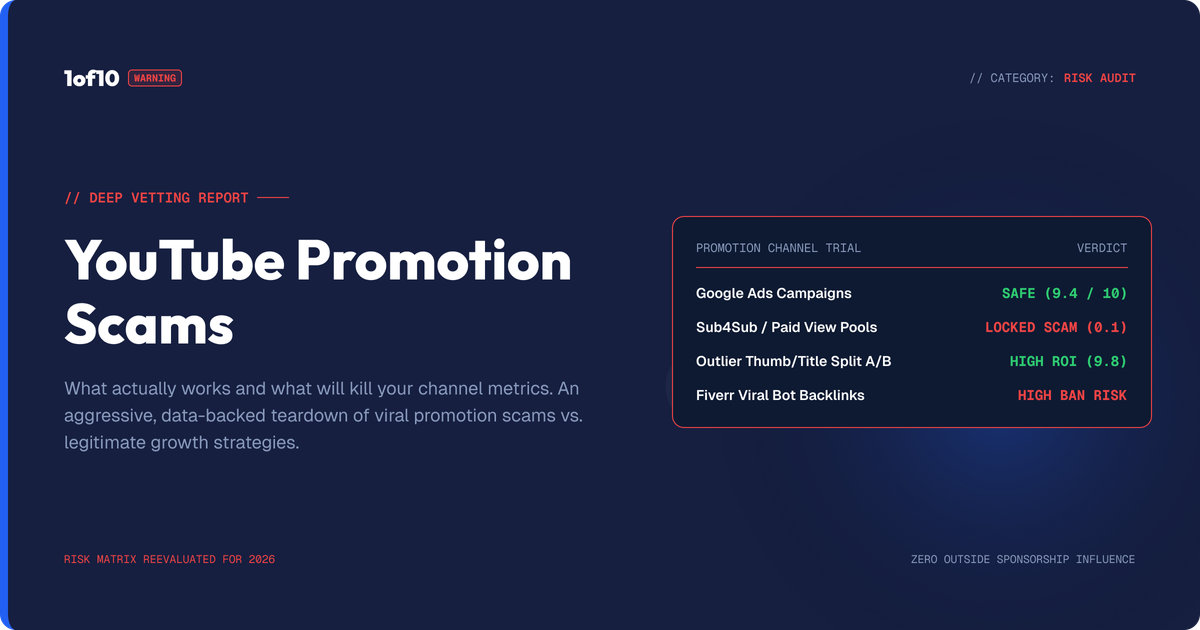 YouTube Promotion: What Works and What Is a Scam